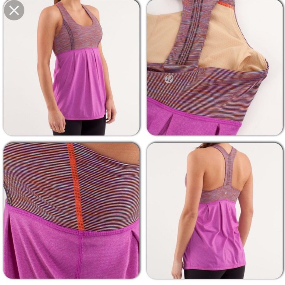 Lululemon sz 4 tank in purple! - Picture 1 of 5